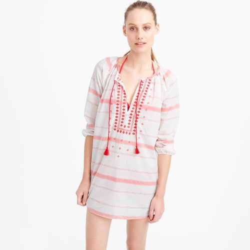 Embroidered Striped Tunic
